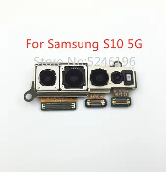 1 adet Arka Arka büyük Ana Kamera Modülü Flex Kablo Samsung Galaxy S10 5G G977 G977F G977B Flex Kablo Kamera Bar parçaları Değiştirin