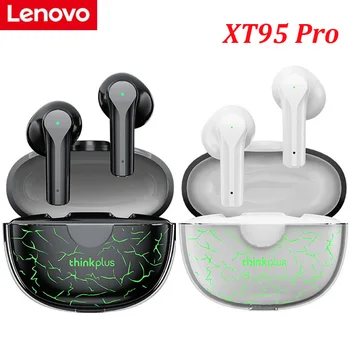 100 % Orijinal Lenovo XT95 Pro TWS Bluetooth 5.1 Kulaklık 9D Stereo Hi-Fi Spor Su Geçirmez Kulaklık Kablosuz mikrofonlu kulaklık