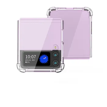 Anti-Vurmak Hava Yastığı koruma kapağı samsung kılıfı Galaxy Z Flip 3 5G Flip3 Kaymaz Cep Telefonu Fundas Kılıfları