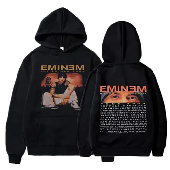 Eminem Öfke Yönetimi Tur 2002 Hoodie Vintage Harajuku Komik Rick Tişörtü Uzun Kollu Erkek Kadın Kazak Moda