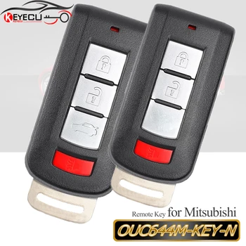 KEYECU OUC644M-KEY-N 315 MHz ID46 PCF7952 Uzaktan Anahtar Fob 2 + 1 Düğme / 3 + 1 Düğme için 2008-2016 Mitsubishi Lancer Outlander