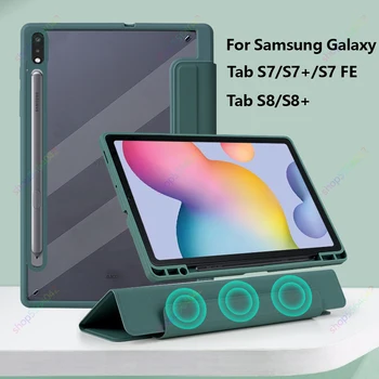 Manyetik Ayrılabilir Kılıf Samsung Galaxy Tab için S8 S7 Artı FE 12.4 