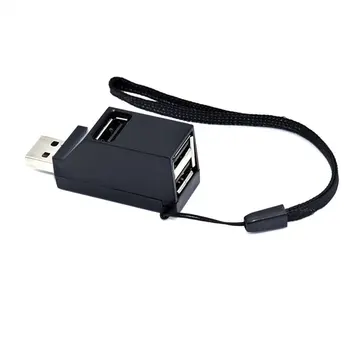 Mini USB 2.0 / 3.0 Yüksek Hızlı Çok Portlu USB Hub Splitter Hub Adaptörü pc bilgisayar Taşınabilir sabit diskler