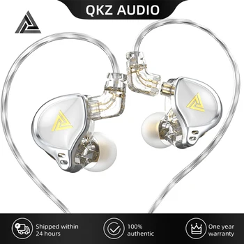 QKZ AK6 Zeus / ZXD / AK6 Ares Kablolu mikrofonlu kulaklıklar HiFi Kulaklık Müzik Monitör Bas Kulakiçi Gürültü İptal Kulaklık