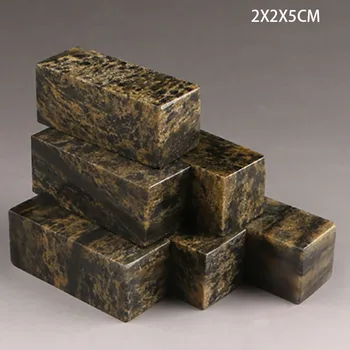 Qingtian taş mühür kesme malzemesi taş nokta mürekkep taş mühür taş mühür 2X2X5 CM