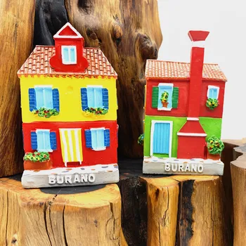 Reçine İtalya Burano Ev Masası Süsler Dekorasyon Ürünleri El Sanatları Hediyeler Şekil Zihinsel Psikolojik Kum Masa Oyunu