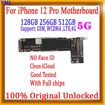 Temiz iCloud Orijinal Mantık Kurulu Tam Çalışma iPhone 12 Pro Anakart 4G Lte GSM 5G Ağ Desteği IOS Güncelleme Anakart