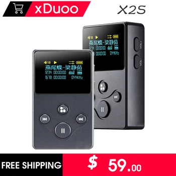 XDUOO X2S Yüksek Çözünürlüklü Kayıpsız Taşınabilir Müzik Çalar DSD128 24Bit 192Khz 128GB OLED MP3 Çalar