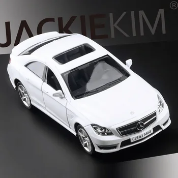 1:36 Mercedes Benz CLS C63 AMG Yüksek Simülasyon pres döküm model arabalar Lüks Alaşım Araç Model Araba Koleksiyonu çocuk için oyuncak A57