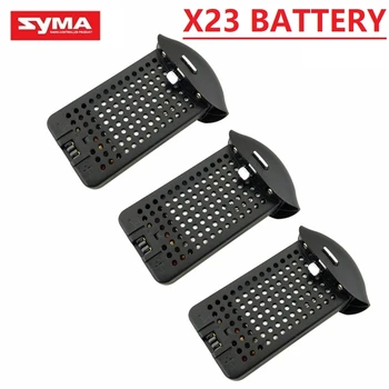 1-5 adet Pil için SYMA X23 / X23W Aksesuarları Pil için SYMA X23 / X23W RC Uçak Yedek Parçaları 3.7 V 500mah Pil Siyah Beyaz