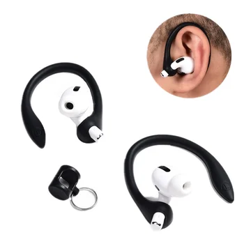 1 Çift Kulak İçi Kulaklık Tutucu Kulak Kancası Apple Airpods için 1 2 Pro Kulaklık anti-kayıp Kulak Kancası Huawei FreeBuds3 Yumuşak Silikon
