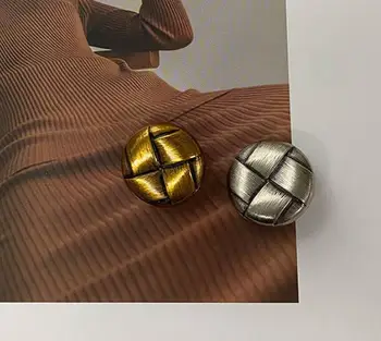10 adet / grup Boyutu: 18-25mm Yeni Metal Düğmeler Shank Yuvarlak Düğme Konfeksiyon Dekorasyon Aksesuarları için(SS-1003)