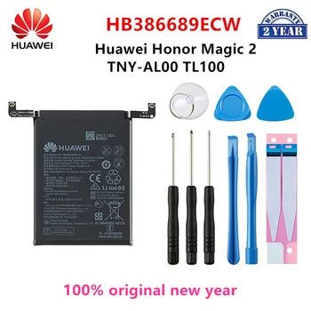 100 % Orijinal Huawei HB386689ECW 3500mAh Pil İçin HUAWEİ Onur Sihirli 2 TNY-AL00 TL100 Cep Telefonu Pilleri + Araçları