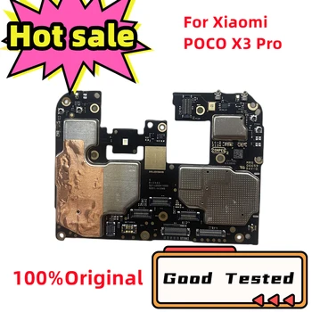 100 % Orijinal Tam Çalışma Unlocked Anakart POCO X3Pro 6GB 8GB RAM 128GB 256GB ROM Küresel Sürüm Cips İle Devreler