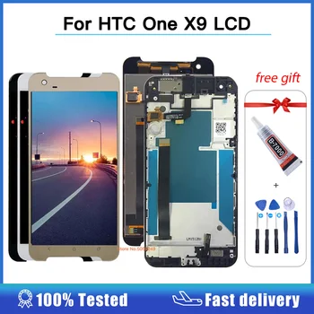 %100 % test edilmiş HTC ONE X9 lcd ekran dokunmatik ekranlı sayısallaştırıcı grup Yedek Parçalar İçin Çerçeve ile HTC One X9 Ekran