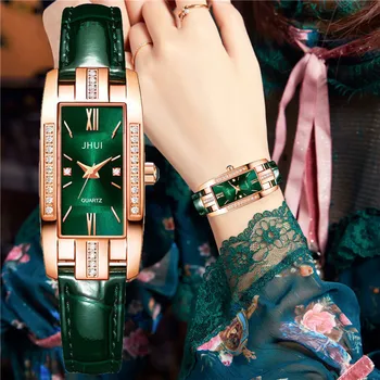 2021 Yeni Popüler Sıcak İzle Feminino Relogio kuvars saatler Yaratıcı Lüks Rhinestone Kadın Kol Saati Moda Relojes Saat