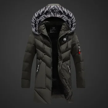 2022 Kore Versiyonu pamuklu ceket erkek Sıcak Kalınlaşmış Ceket Gelgit Artı Pamuk Kapşonlu Artı Kadife Pamuklu Giyim Erkek Ceket