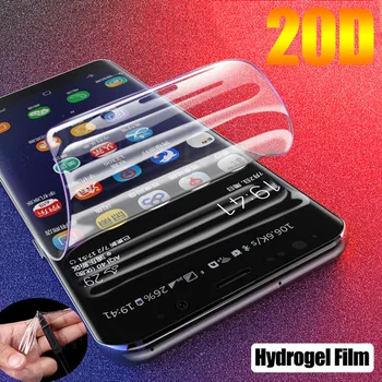 20D Ön Yumuşak Silikon Hidrojel Sticker Ekran Koruyucu Film İçin ZTE nubia Z17 M2 Lite Axon 10 Pro Z17 Z18 mini Tam TPU Filmi