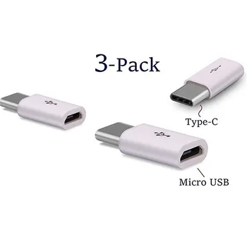 3 ADET USB-C Tip-C mikro USB Veri şarj adaptörü Dönüştürücü Huawei P9 LG G5 Xiaomi mi5 4c mi5s artı Meizu Pro6