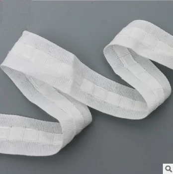30 Metre Perde Başlığı Polyester Kumaş Tutam Plise Bant Beyaz Perde Aksesuarları