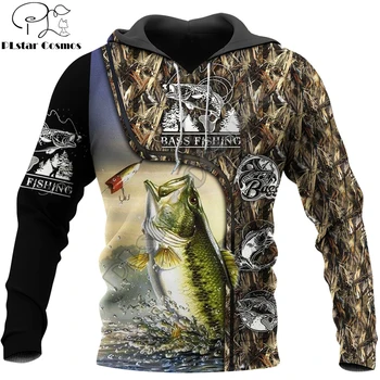 3D Baskılı Bas Balıkçılık Hayvan Hoodie Harajuku Kazak Streetwear sonbahar hoodies Unisex Rahat ceket Eşofman KJ0105