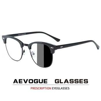 AEVOGUE Fotokromik Gözlük Çerçeve Erkekler Optik eksi güç sınıf Gözlük Kadın Gözlük Miyopi Reçete Gözlük AE0814