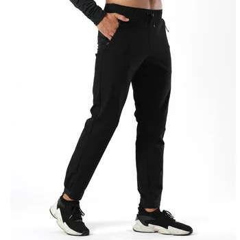 AONIJIE FM5145 Erkek Erkekler Açık Spor Kalınlaşmış Pantolon Elastik Kemer Sweatpants Sıkılır Hem Kış Koşu İçin