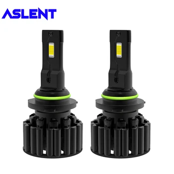 ASLENT H7 H4 LED ışıkları ampuller 9005 HB3 9006 HB4 H1 LED H3 H8 H9 H11 9004 9007 Far 70 W 20000LM 6000 K beyaz araba far F15