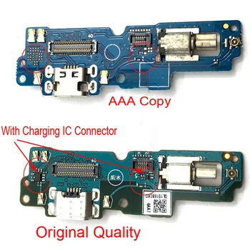 ASUS Zenfone 4 Max Pro için ZC554KL USB şarj yuvası Bağlantı Noktası Mikro şarj bağlayıcı PCB kartı Flex Kablo Vibratör