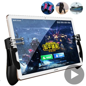 Android için Ücretsiz Yangın Kontrol iPad PUBG Denetleyicisi Gamepad Oyun Pad Telefon Joystick Mobil Konsol L1 R1 El Pupg Tablet tetik 