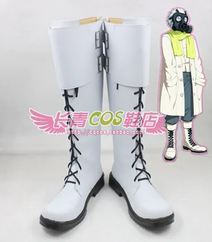 Anime DMMD Dramatik Cinayet Temizle Beyaz Çizmeler Çizmeler Cosplay parti ayakkabıları Custom Made