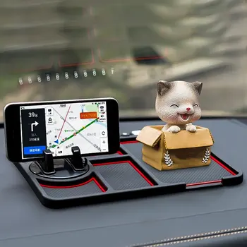 Araba için çok işlevli Kaymaz Mat Otomatik telefon tutucu Kaymaz Yapışkan Anti Slayt Dash Telefon Dağı Silikon Dashboard araba pedi Mat