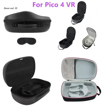 Aşınmaya dayanıklı Kutu Taşıma Çantası Pico 4 VR Kulaklık Çantası Gözlük Tutucu Çanta Koruyucu Kapak Kir dayanıklı Tutucu