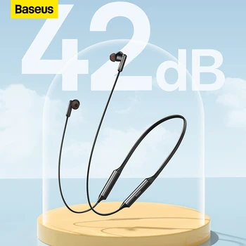 Baseus U2 Pro Boyun Bandı Kulaklık Bluetooth 5.2 Hibrid 42dB ANC kablosuz kulaklık Kulak Gürültü İptal Oyun Spor Kulaklıklar