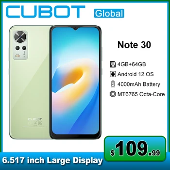 Cubot Not 30 Smartphone Android 12 6.517 