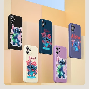 Dikiş Bebek Sevimli Disney Apple iPhone 13 12 Mini 11 Pro XS MAX XR X 8 7 6S SE Artı Sıvı Silikon Yumuşak Kapak telefon kılıfı