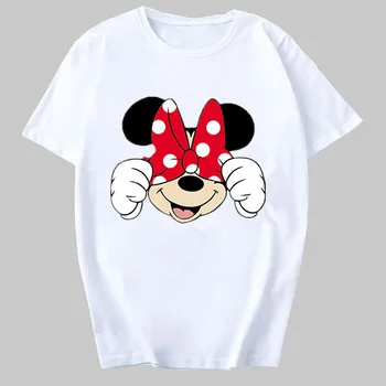 Disney Mini fare T Shirt Moda Kadınlar 2021 Yeni Harajuku Ulzzang T Shirt Kadın T Shirt Yaz Üstleri Kızlar Tee Kadın Giyim