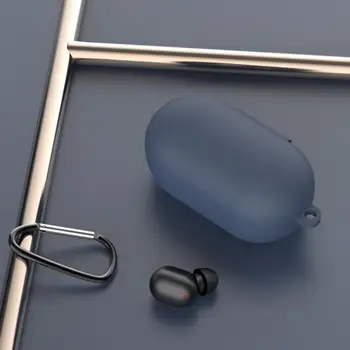 Düz Renk kulaklık kutusu Kapak Yumuşak Silikon Anti-düşen Haylou GT1 Pro