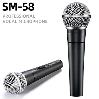Efsanevi Vokal Dinamik Mikrofon SHURE SM58 Profesyonel Kardioid Mikrofon Karaoke Canlı Performans Ev ve Stüdyo Kayıt