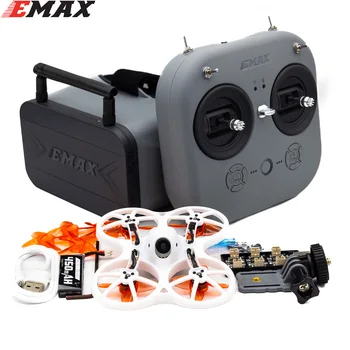 Emax EZ Pilot Pro 80mm RTF Sürümü FPV Yarış Drone Seti ile E8 Verici Taşıyıcı 2 Gözlük FPV Drone Quadcopter için