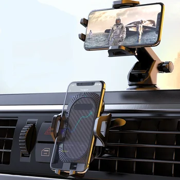 Enayi Araç Telefonu Tutucu Cep Telefonu Tutucu Standı Araba Manyetik GPS Dağı Desteği iPhone 13 12 Pro Xiaomi Samsung