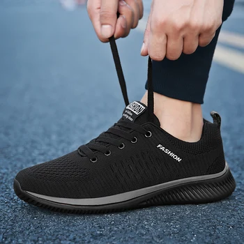 Erkek Kadın Örgü Sneakers Yaz Nefes Atletik Koşu Yürüyüş Spor Ayakkabı Moda Hafif spor ayakkabılar