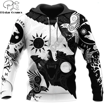 Geri ve Frekansı Of Odin 3d Tüm Baskılı Hoodie Harajuku Streetwear hoodies Kazak Unisex Rahat Ceket Eşofman DW0130