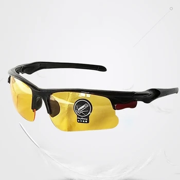Gündüz gece araba görüş sürücü gözlük adam için Parlama Önleyici akşam gözlük ABS gelişmiş ışık güneşlik binmek gözlük araba aksesuarı
