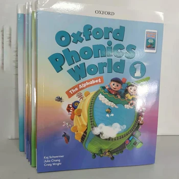 HCKG 2 Kitap Oxford Phonics Dünya Hikaye Kitabı Çocuk Öğrenme İngilizce Durumda Erken Öğrenme Çalışma Kitabı Eğitici Oyuncaklar Ders Kitabı