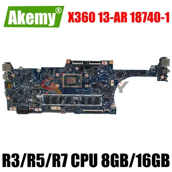 HP ENVY X360 13-ar laptop anakart Anakart ile R3 R5 R7 AMD İŞLEMCİ 8GB 16GB RAM 18740-1 anakart