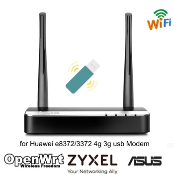 Huawei e8372 için 300 Mbps Kablosuz Yönlendirici / 3372 4g 3g usb Modem WiFi Tekrarlayıcı OPENWRT / DDWRT / Padavan / Keenetic omni II Firmware için