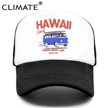 IKLİM Hawaii Sahil yol gezisi Kap sürücü Turu kamyon şoförü şapkası Araba Yolculuğu Tatil file şapka yaz ısı şapka kapaklar aile yolculuğu için