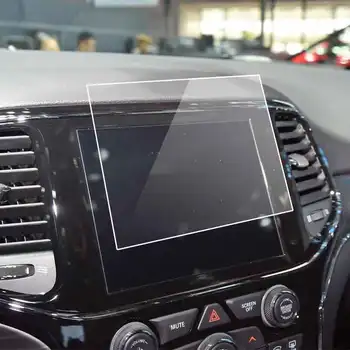 Jeep Grand Cherokee 2021 için 8.4 inç Araba Radyo GPS Navigasyon Ekran Temperli Cam Koruyucu Film Araba İç Sticker