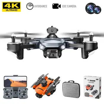 K7 RC Drone 5g Wifi 4k Hd Profesyonel Kamera led ışık 2.4 g Sinyal 3 eksenli anti-shake Gimbal Esc Optik Akış Quadcopter